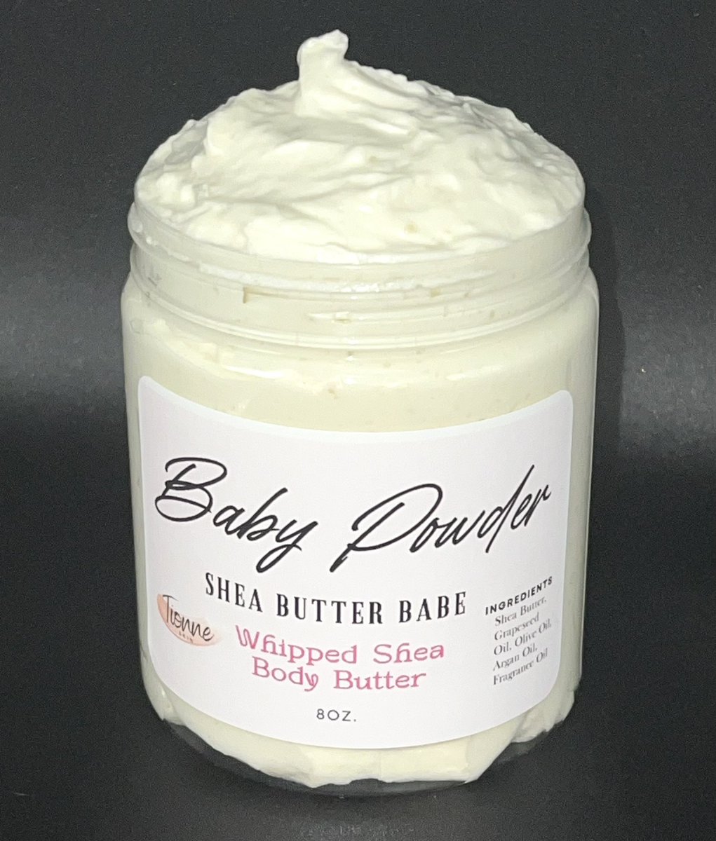 My Scented Body Butters will have your skin smelling so great!!

Shea Butter Babe is available in 3 sizes: 2oz, 4oz and 8oz