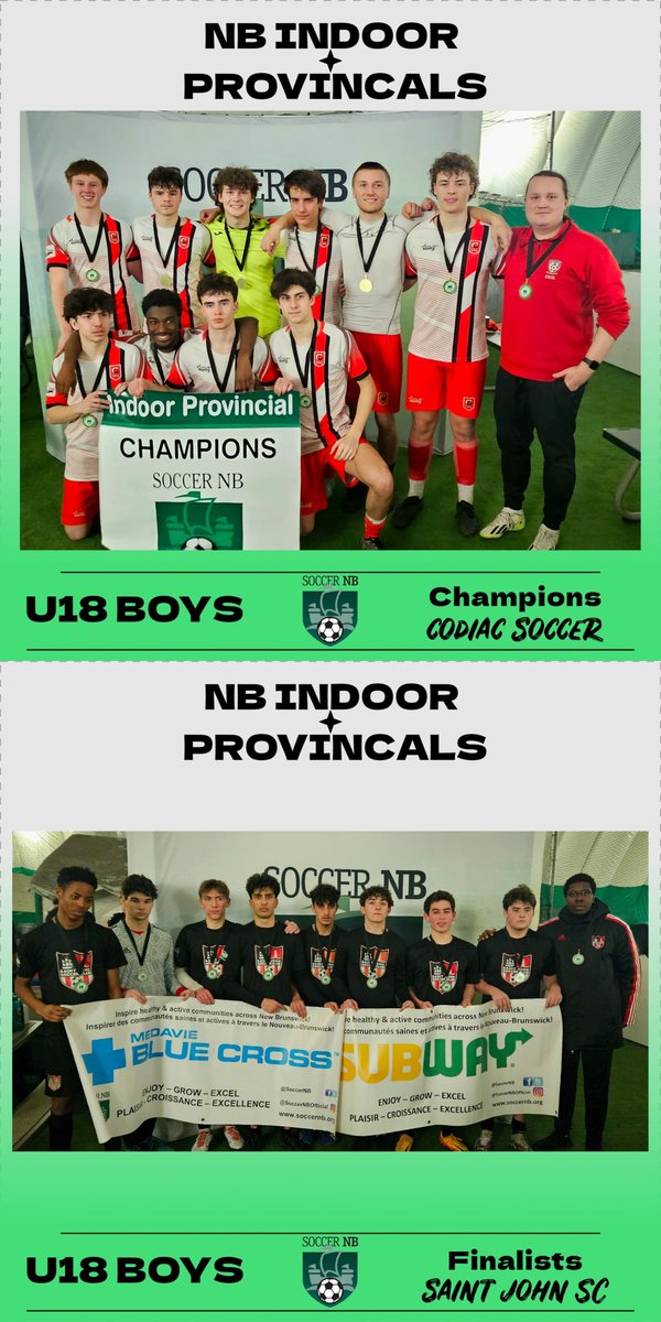 U13, U15, and U18 Boys ⚽️⚽️⚽️⚽️⚽️⚽️⚽️ U13, U15, et U18 Garçons