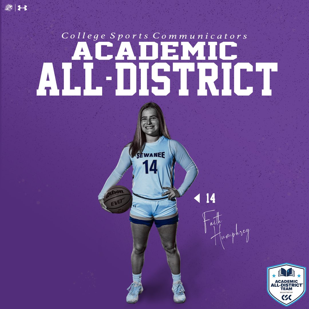 STUDENT-ATHLETE‼️

The 2023-24 Academic All-District Women’s Basketball teams, selected by College Sports Communicators, recognize the nation’s top student-athletes for their combined performances on the court and in the classroom.

Congrats, <a href="/faithhumphrey00/">Faith Humphrey</a>!