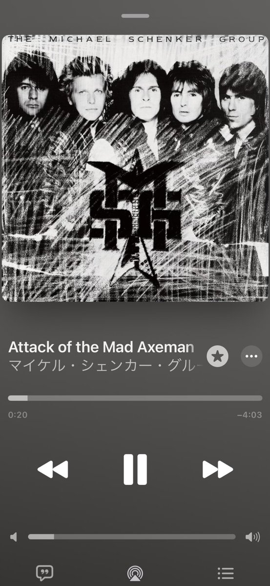 今朝の一曲
#TheMichaelSchenkerGroup
#AttackoftheMadAxeman
ドイツ🇩🇪出身のギタリスト
マイケル・シェンカー率いるハードロックバンド1981年リリースの2ndアルバム
『MSG 〜 神話』より
プロデュースはロン・ネヴィソン