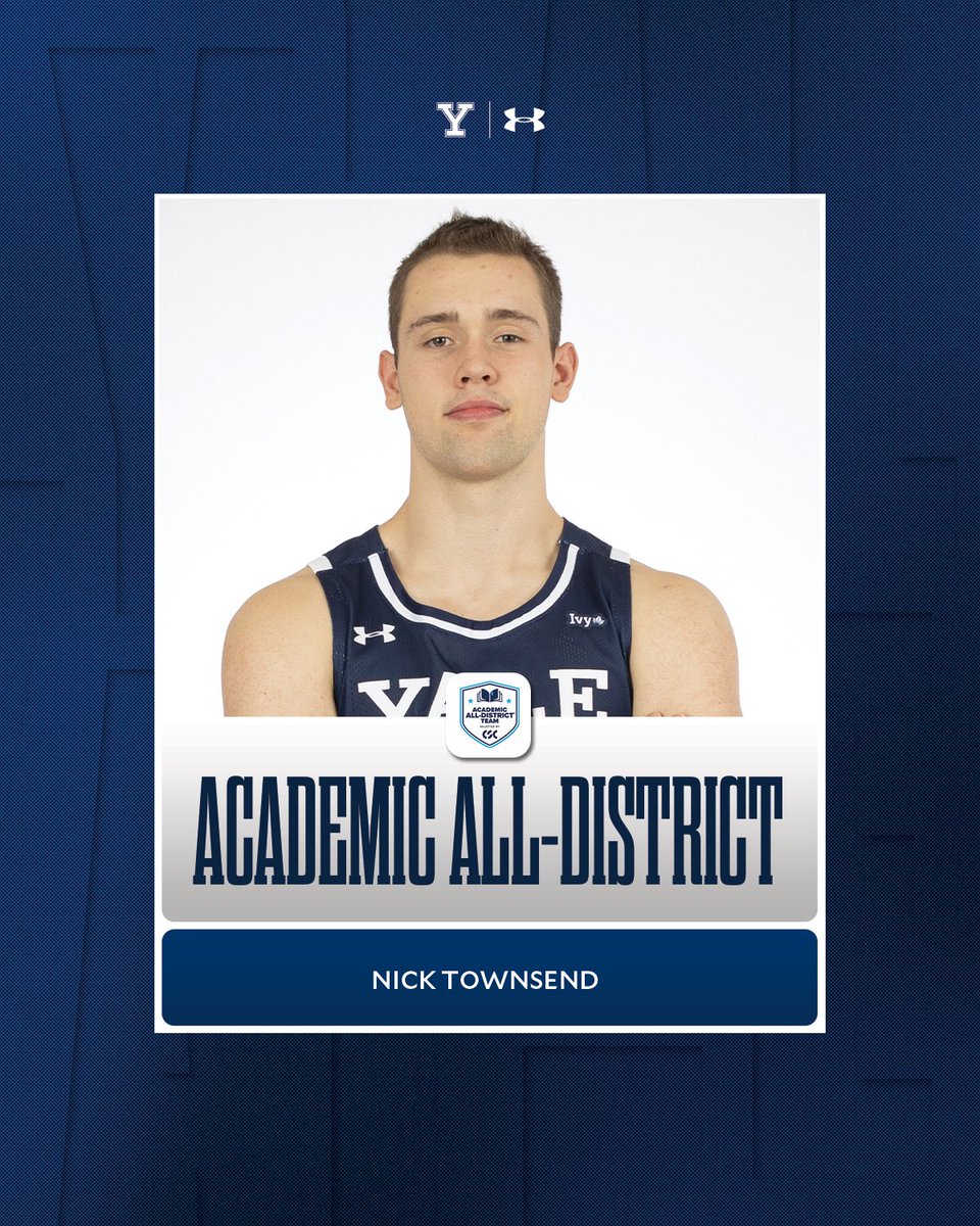 Wolf, Townsend Named Academic All-District READ ➡️ tinyurl.com/4wfdyxtd #ThisIsYale