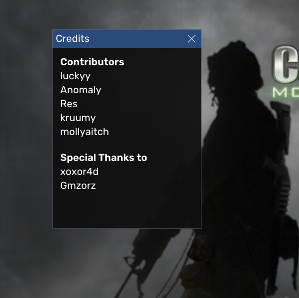 I want to highlight that I'm not the only person working on IWXMVM. It's a real team effort and the project wouldn't be anywhere near what it is today, without the great people working alongside me!

IWXMVM is also...