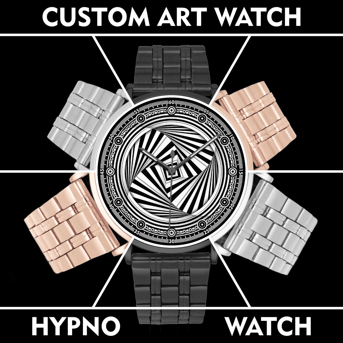 4TeesArt's tweet photo. 🌀 Dive into a mesmerizing world with our Photo Art Hypno #UnisexWatch! 🌀⌚️ Let your wrist be the canvas for #hypnotic beauty. Elevate your style and captivate your attention! 💫✨ Discover the enchantment today! #watches #manwatch #manwatches #menswatches #watch #HypnoWatch  📸 https://t.co/GrXd0v2Gn7