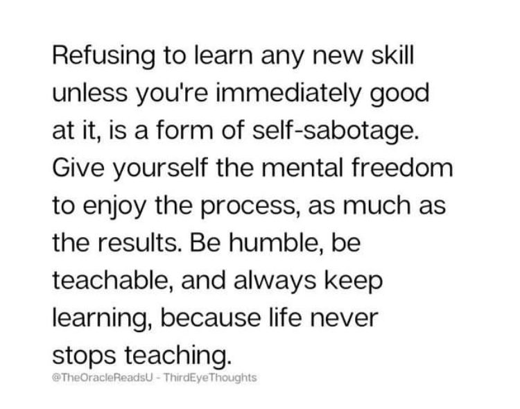 We think we need to be perfect. We think we need to do it right the first time. But we don’t. We need to learn. We need to grow. We need to fail and reflect. And that, my friends?? THAT’s where the joy comes from—the journey.