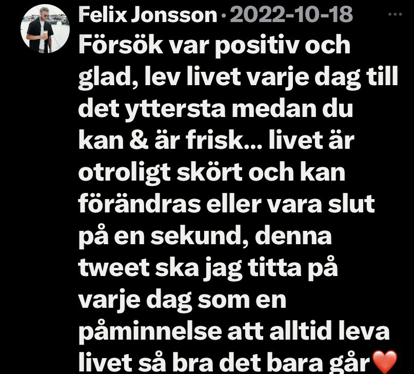 Larssonlive's tweet photo. @Feelix1997 Du lever som Du lär märker jag - Din jävla amöba. https://t.co/VrKBFd7jsW