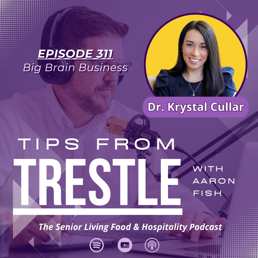 Dive into the world of senior wellness with Dr. Krystal Cullar! Discover how nutrition plays a pivotal role in maintaining cognitive function. Listen to #TipsFromTrestle for expert insights: link.chtbl.com/TFT311

#BrainHealth #SeniorNutrition #TFT311