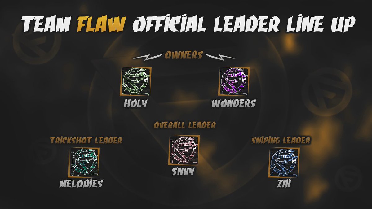 ⚠ Welcome To The Official 2024 Team Flaw Leads Line-Ups ‼ 🔥
<a href="/Melodies_OG/">Astral Melodies</a> 
@SnvyTheCEO 
<a href="/ZAIIPHIA/">🌬️ Zai 6</a> 
<a href="/PsyQo_Holy/">PsyQo Holy</a> 
@oWondersful