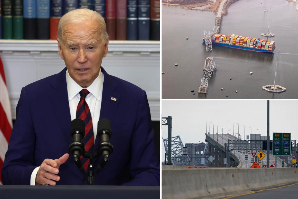 Biden claims he commuted over collapsed Baltimore Key Bridge by train ‘many times’ – but it doesn’t have any rail lines trib.al/r2Sp47H