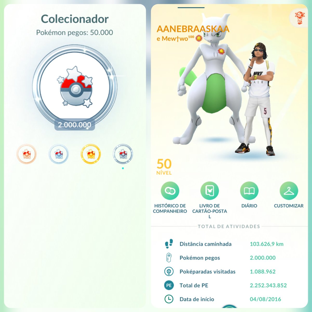 We reached 2 million captures 🥰

#PokemonGO