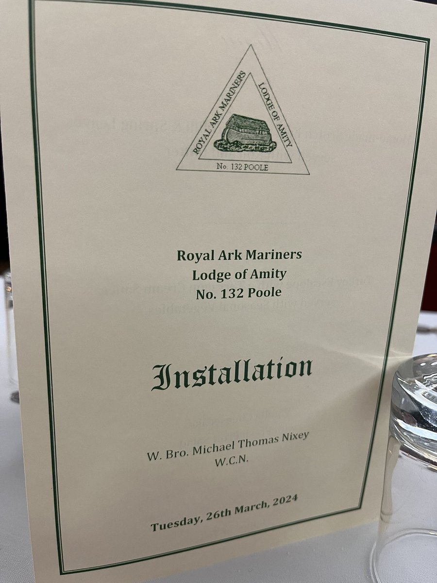 Excellent evening at RAM 🌈 installation… just like that I’ve gone from sitting in the East as Immediate Past Commander to outside the door as Warder!