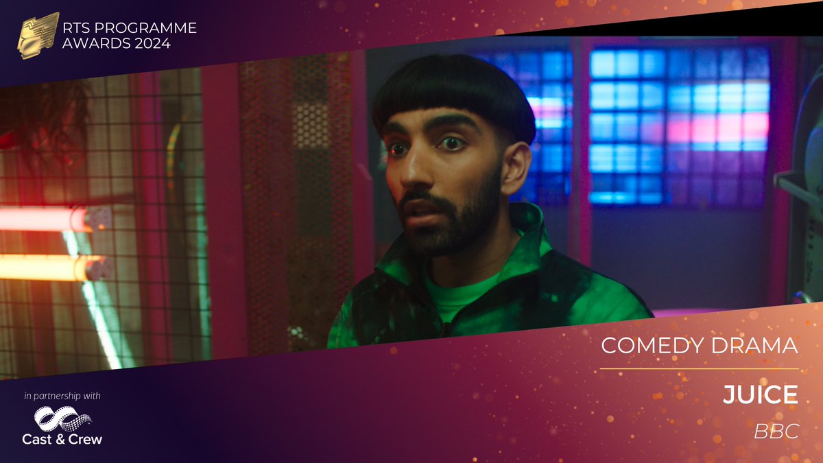 The Comedy Drama award goes to Juice, described by judges as “unique and very original, packed with both innovation and imagination” #RTSAwards