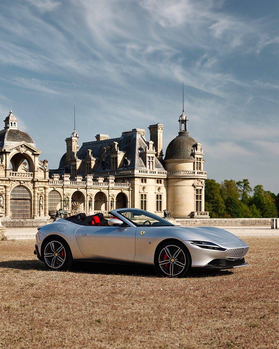 Chasing dreams in Chantilly.
#FerrariRomaSpider #LaNuovaDolceVita #Chantilly #Ferrari