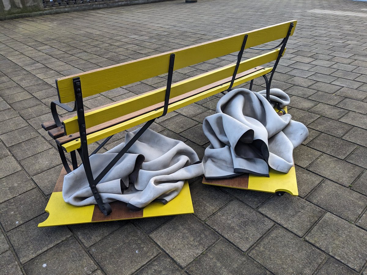 londonart's tweet photo. #publicart by women artists in the Artist's Garden at the roof of Temple tube station #london - here's a piece by Frances Richardson https://t.co/fpv38lUaUi