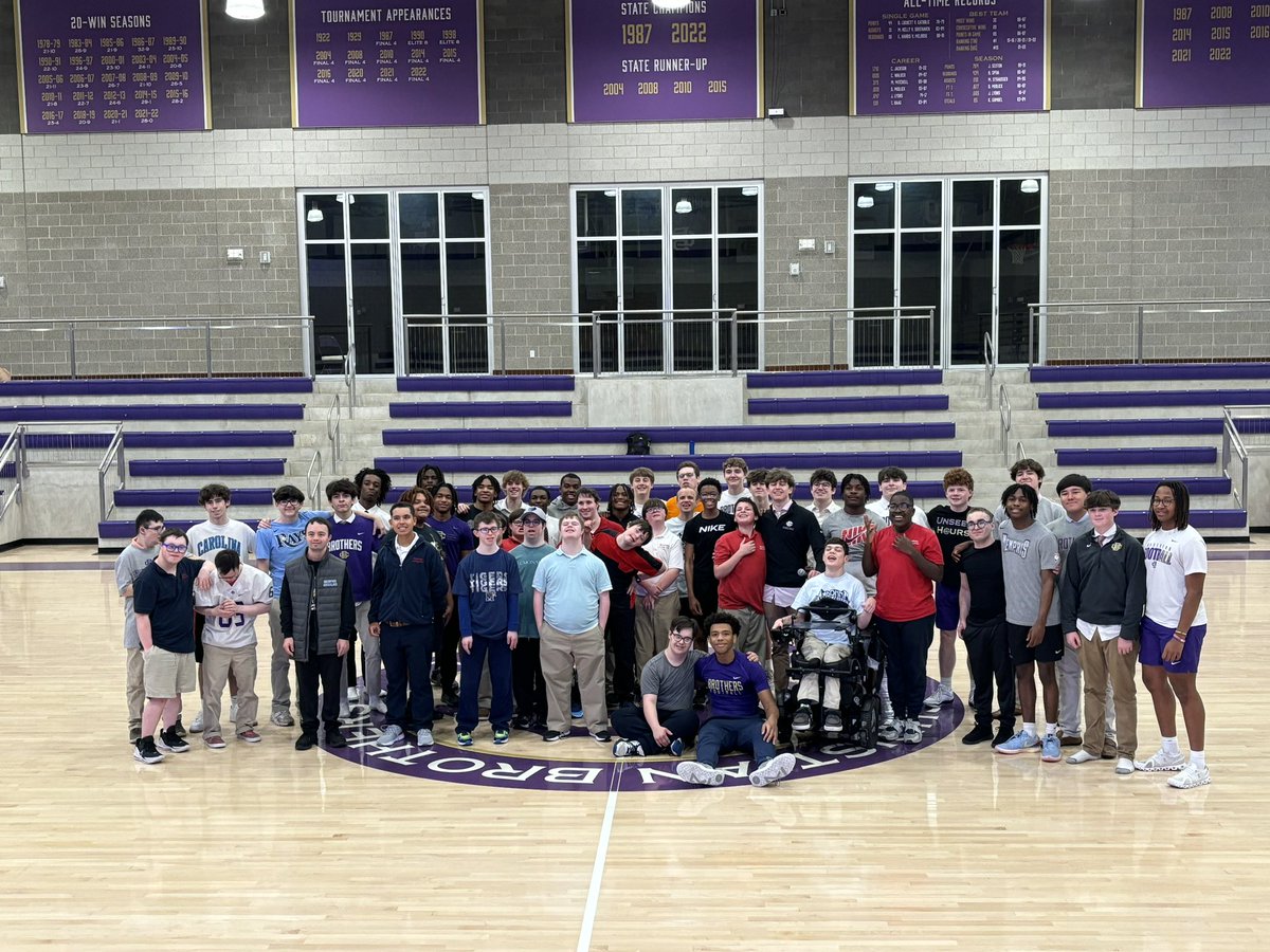 CBHSbasketball's tweet photo. Had a great time with our friends from @MadonnaLearning today! https://t.co/N37SvIZTad