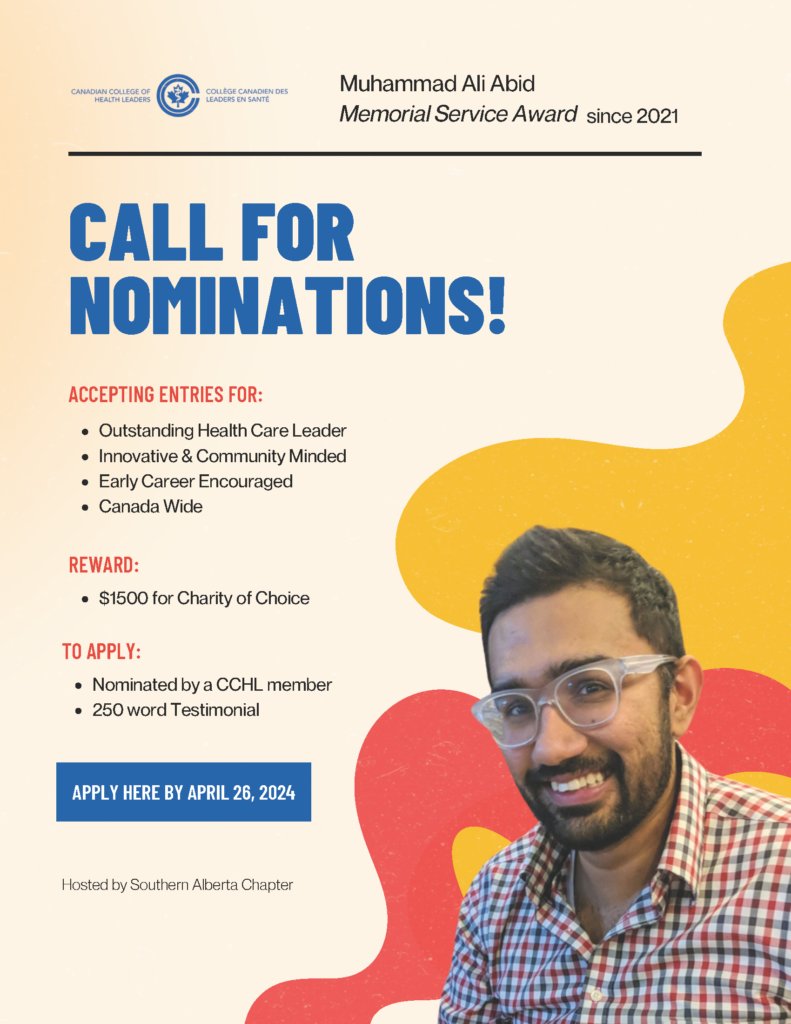 Nominations are open and encouraged for leaders who are in the early stages of their career, as Ali was an avid supporter of aspiring leaders who brought innovative and fresh ideas forward. Learn more and nominate an emerging health leader today: ow.ly/hChk50R2MLM