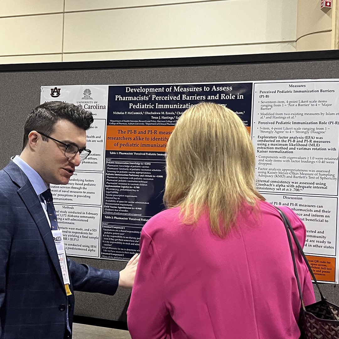 It was very special and an honor to be at #APhA2024 this past week! Spending time with so many great professionals, including Dr. Milap Nahata and his Remington Award, as well as seeing the work of our outstanding students, was an amazing experience! #WarEagle