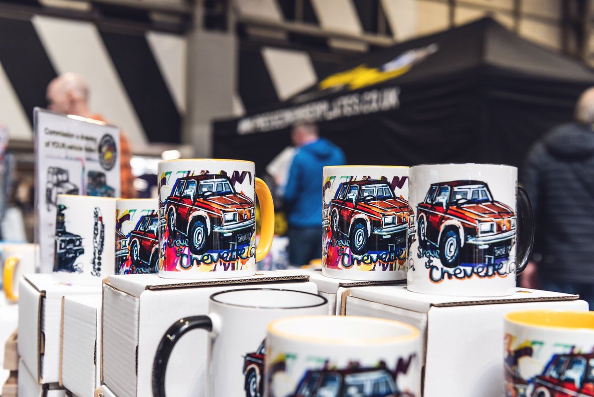 Popbangcolour's tweet image. BIG thanks to @NWVT for capturing photos of the #Shoveit &amp;amp; the @Popbangcolour stand whilst @NECRestoShow 🤎 they look awesome!

Go check out Nick’s portfolio of photography work, he drives a cool van too! 📸

Chevette mugs will soon be available on the popbangcolourshop.com ☕️
