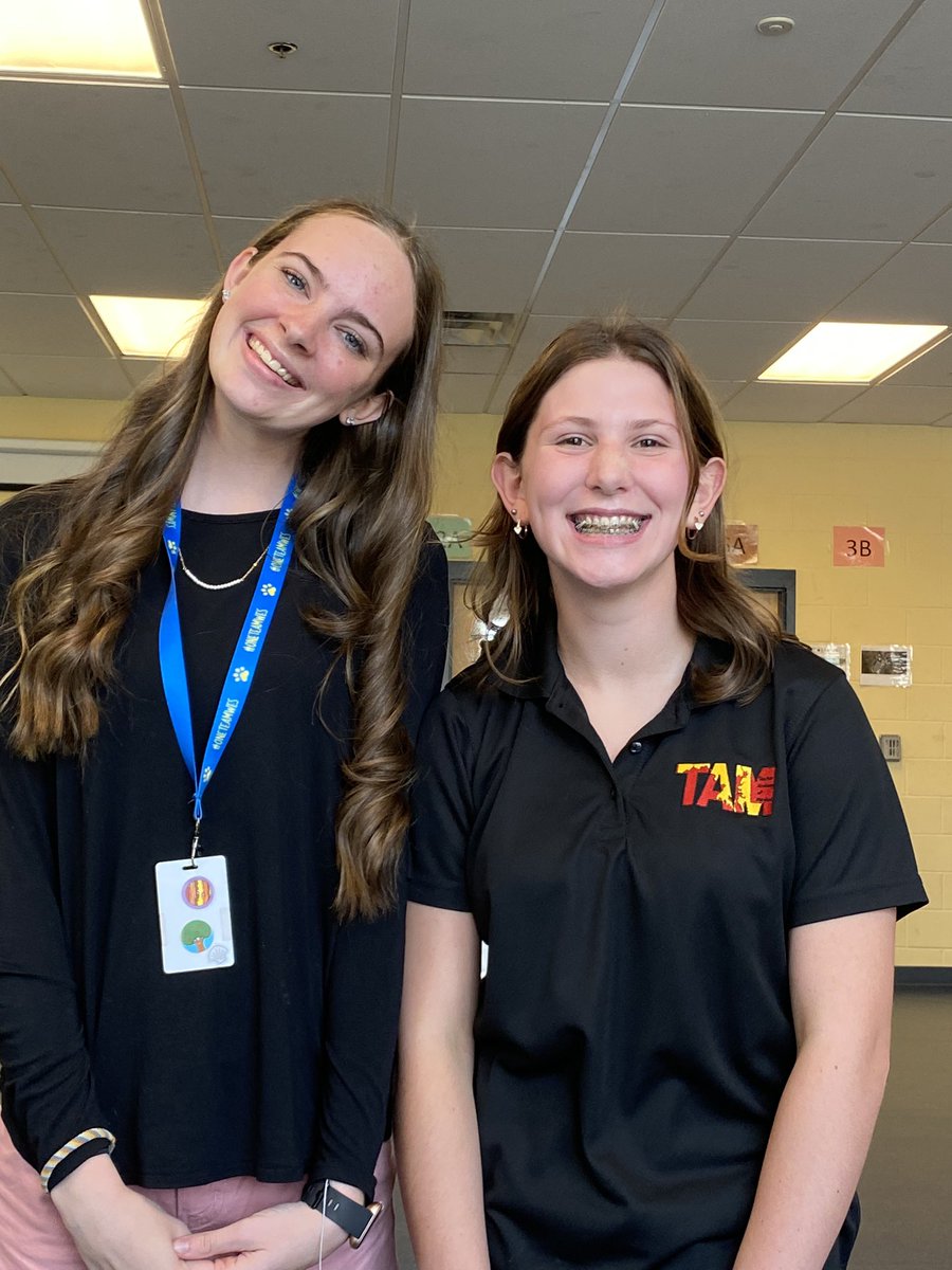 TAM visits WES and is hosted by 5th grade teacher, Mr. Hanson (graduate of the first TAM class in 2016!) Bonus time also with TAM intern Ms. Malseed. Great day of learning in this dynamic school. @CTCPrincipal @FCPSMaryland