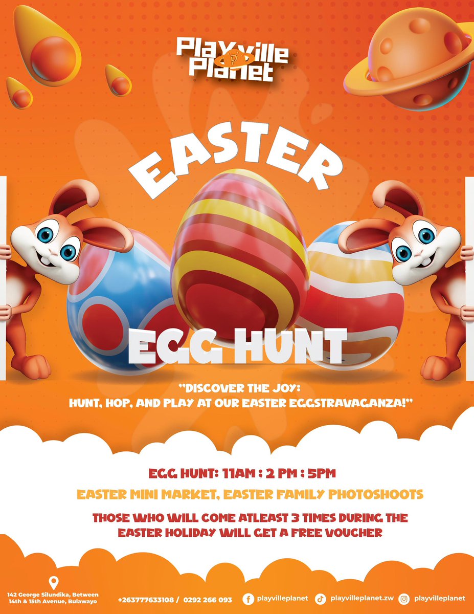 "Springing into Easter with egg-citement and bunny hops!"