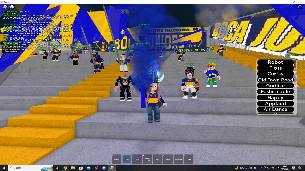 Dante33464's tweet image. VAAAMOS BOCAAAAA @BocaMasinha @Copa_Roblox 
#CopaRoblox2