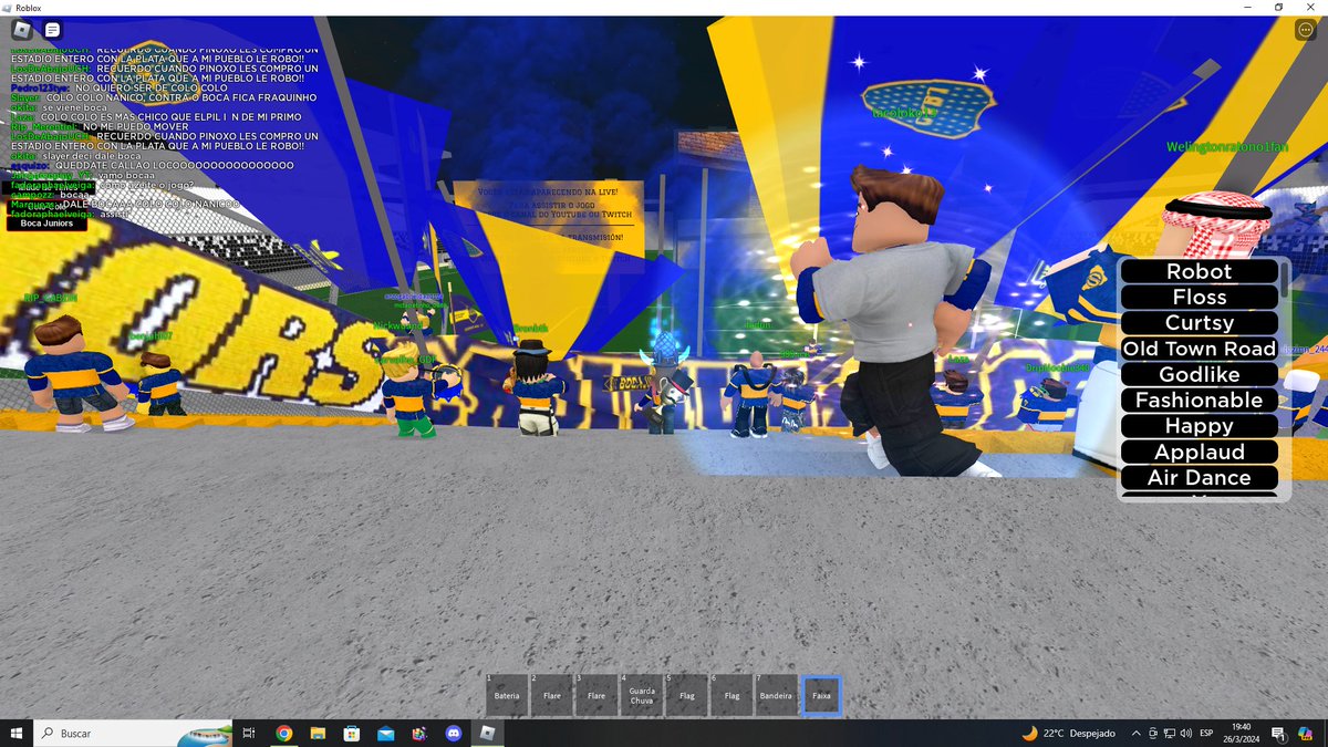 Dante33464's tweet image. VAAAMOS BOCAAAAA @BocaMasinha @Copa_Roblox 
#CopaRoblox2