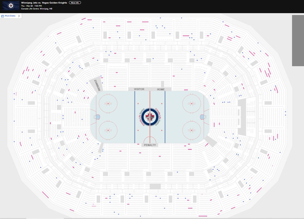 MattYoungCTV's tweet image. WINNIPEG JETS vs LAS VEGAS
March 28th - Canada Life Centre - Winnipeg, MB
Estimated ticket tally

Current seat capacity = 15,225
Tickets sold/distributed = 15,086
Tickets remaining = 139

**Resale = 303

*NOTE: Does NOT include tickets held back  #nhl #ywg #nhlJets #jets #wpg