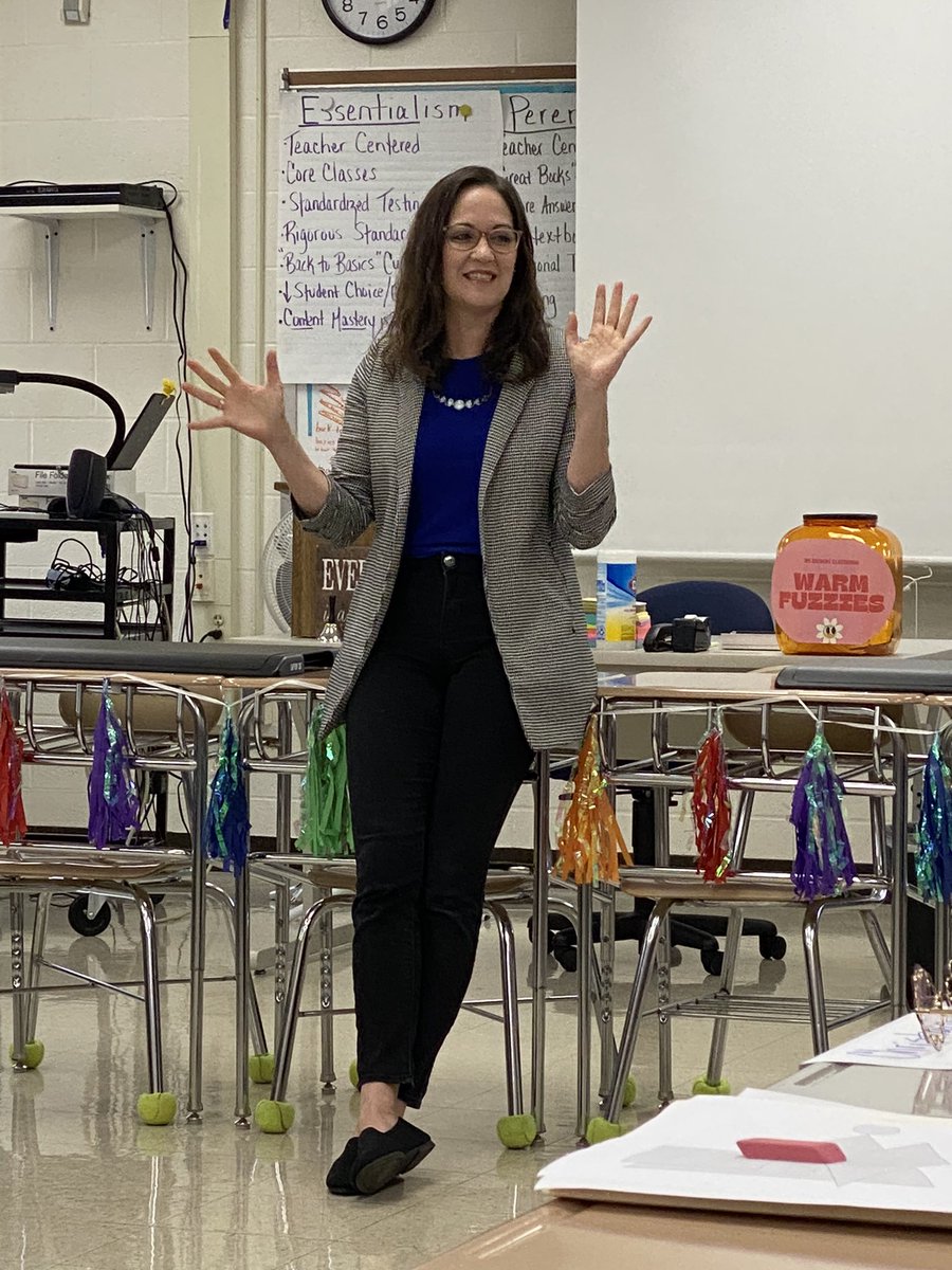 Thank you to County Executive Jessica Fitzwater for spending a morning in TAM. Great conversation about career paths and the importance of the education profession. @CTCPrincipal @CTEKPearl @FCPSMaryland