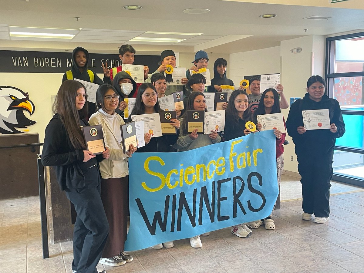 Congratulations to our Science Fair winners! You did an amazing job. Go Falcons!