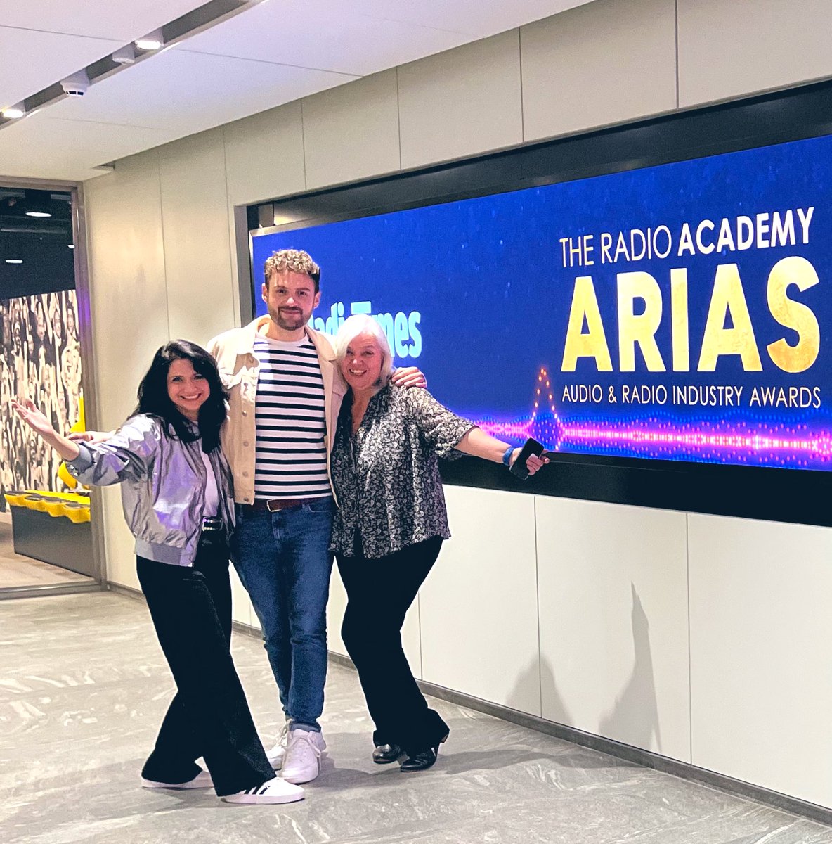 An inspiring night @radioacademy #AriasUK nominations. Many congratulations to all the nominees & good luck! Great fun too catching-up with colleagues past and present! @tomcroasdell @sandywarr @journosaads @dhrutishah @AnuAnandHall @EdwardAdoo 🤩📻🎧x