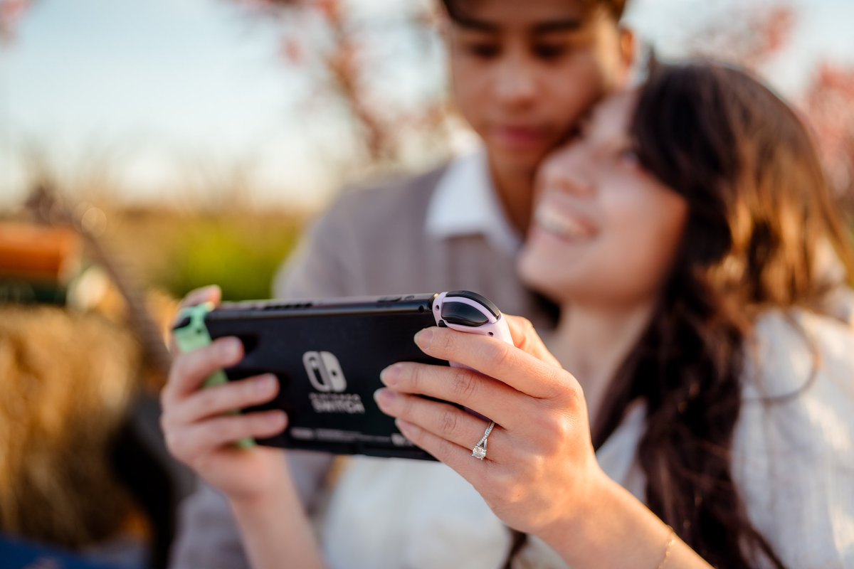 Couples that game together stay together ❤️ #NintendoSwitch #Engagement