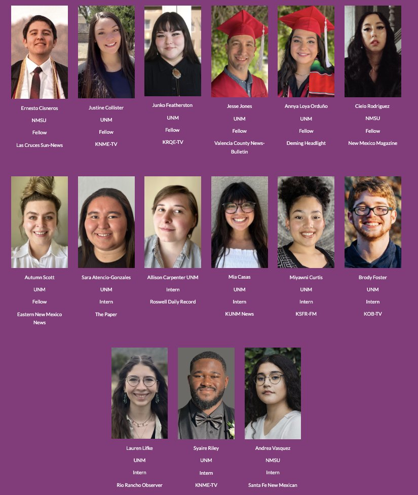 Fresh roster coming soon. Are you a newsroom, student, or recent graduate? This could be you! Apply by Monday