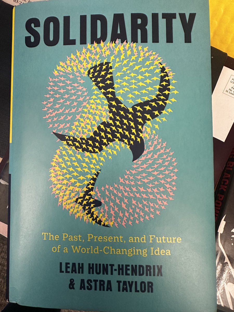 Very excited to have @Lhunthendrix and @astradisastra's vital new book. Solidarity is mutual liberation, and it's going to be very exciting to see these two brilliant minds plot its course, and its impediments.