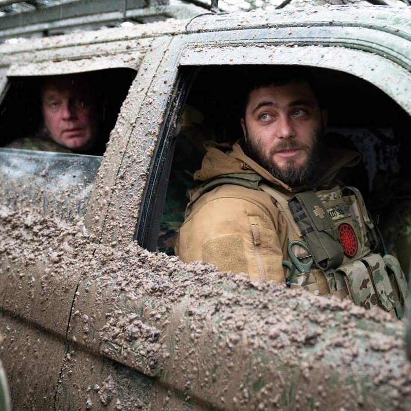 In my unit, we use jeeps for transportation. Spring is the time when there's a lot of mud, so all our vehicles get dirty.