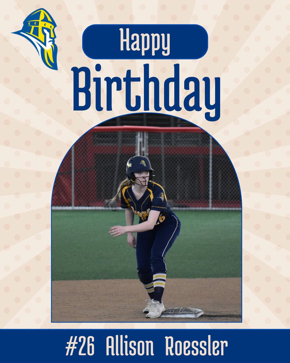 Happy Birthday to our very own <a href="/AllisonRoe26/">Allison Roessler</a> !! Have a great day 26!!