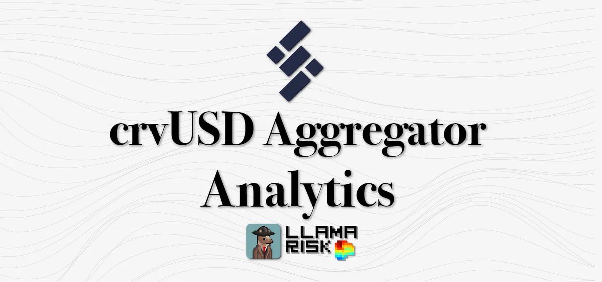 We are pleased to share our @SturdyFinance Silos Dashboard for users interested in the $crvUSD Aggregator on Sturdy V2. sturdysiloanalytics.streamlit.app Some highlights below👇 #crvUSDaggregator 1/8