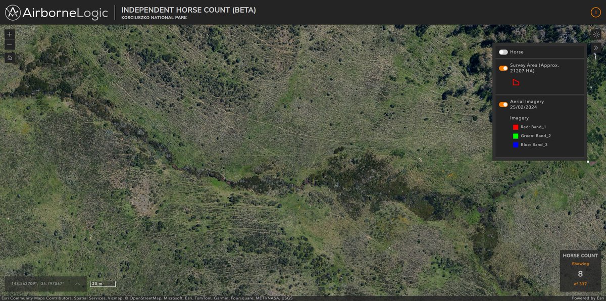ISCAustralia's tweet image. Alarming aerial images have been publicly released by Airborne Logic showing the destruction caused by feral horses in Kosciuszko NP.
Almost everywhere you look there are webs of horse tracks scarring what is meant to be a pristine landscape.
We've pulled them together in a🧵👇