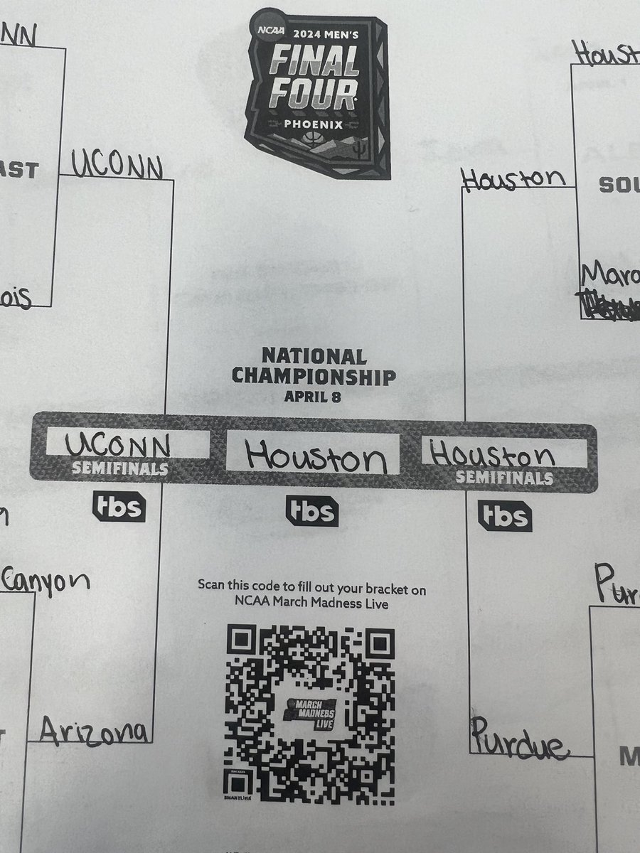decostasports's tweet photo. @connormanning77 and I with the same Final Four predictions 🔥😏
LETS GO HOUSTON! @sportscronkite https://t.co/VxAzpBpKlj