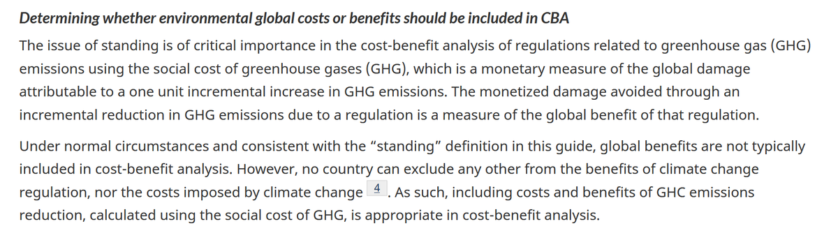 andrew_leach's tweet photo. For the millionth time, zero is a number. Don't say that you did not attempt to account for the costs of climate change. Be clear in what you did: you set them to zero, @PBO_DPB. And that runs counter to the approach recommended by Treasury Board for analysis of regulations. 1/ https://t.co/Hyg92WQSaP
