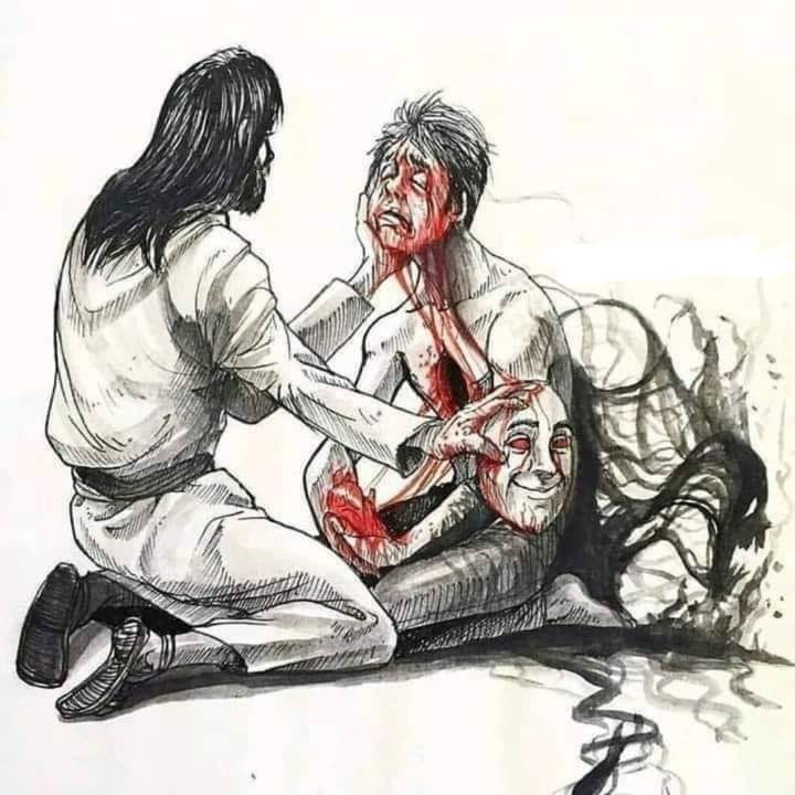 Só Deus sabe das nossas lutas..💭