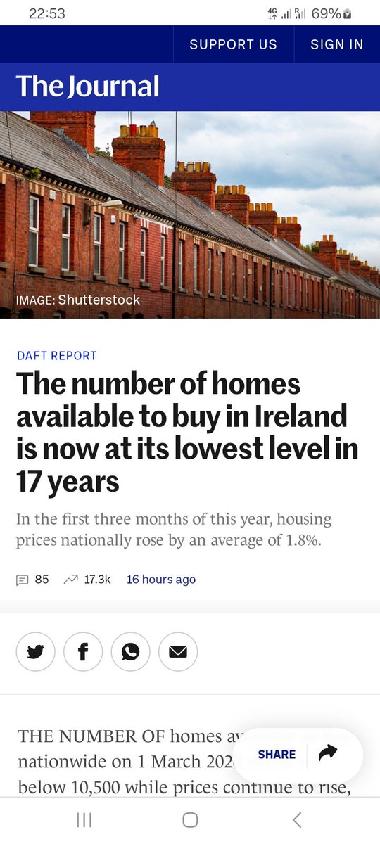 To say there's a housing crisis is a gross understatement, the ramifications of which will reverberate for years as people are forced to not have children because they can't afford to leave the family home.