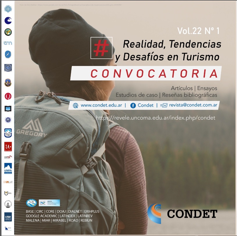 Condetok's tweet image. 🔊 ABIERTA LA CONVOCATORIA PARA ENVIAR ARTÍCULOS A REVISTA "Realidad, Tendencias y Desafíos en Turismo" 📚

📌 lnkd.in/dFFpD7Hf
📌 [directrices para autores lnkd.in/dt_hA42Y ]

Más info en ➡ condet.edu.ar