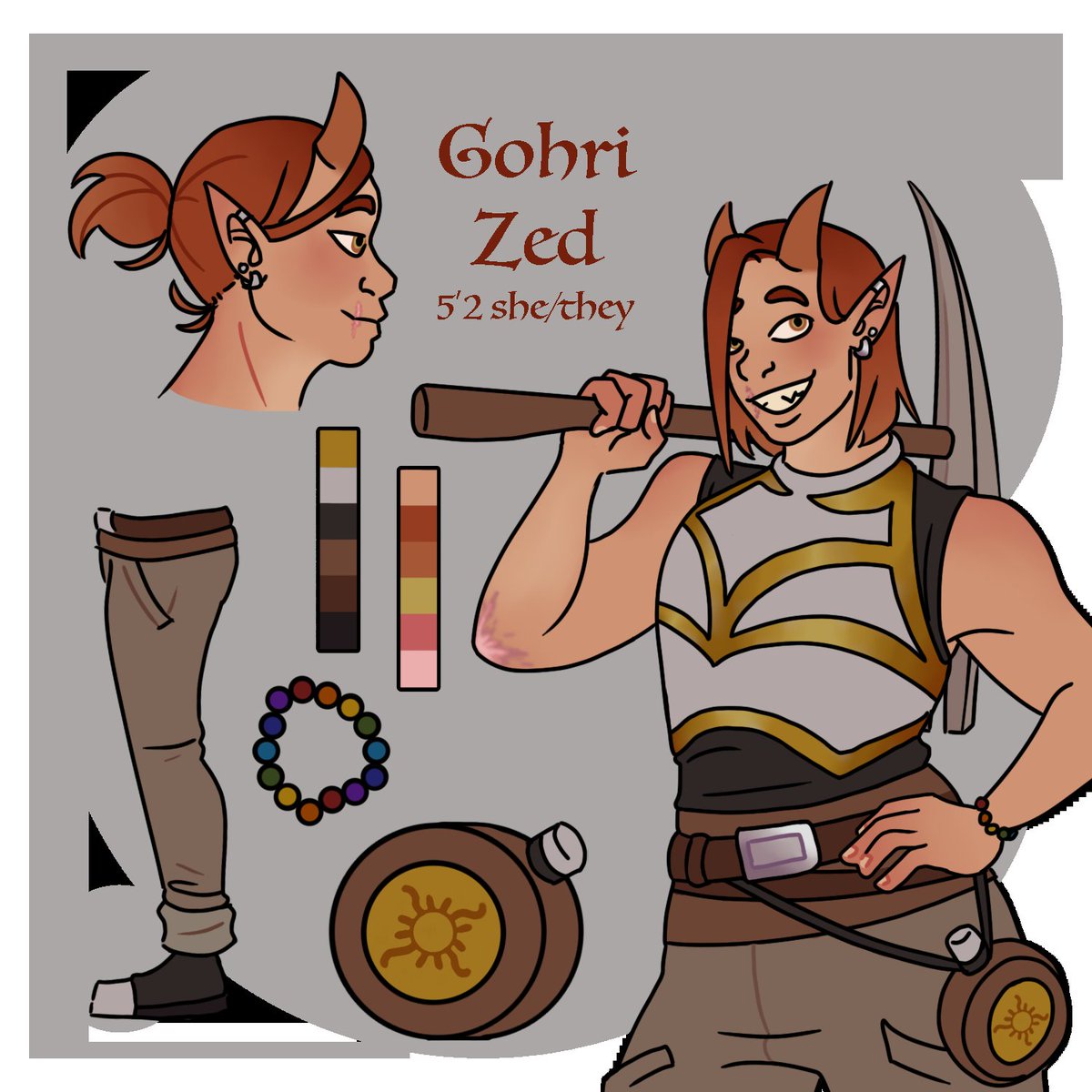 DrehmalMC's tweet photo. Gohri Zed was one of the lead programmers for avSYS. She has powerful intuition and a passionate personality. Though not the hardest worker, she elevates her teammates and always brings good ideas to the table. Gohri indulges in blacksmithing as a hobby.
Art by: @hiscotibiscotti https://t.co/hiTTqOWo9c