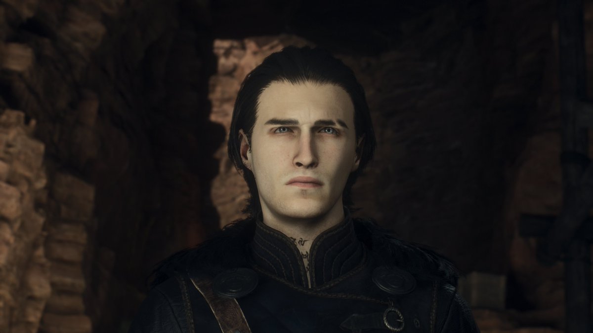 grave_ft's tweet photo. My Arisen and main gorgeous Pawn 🖤 
Thank you, Mr. Itsuno!
#dragonsdogma2 https://t.co/g8SEAoOatR