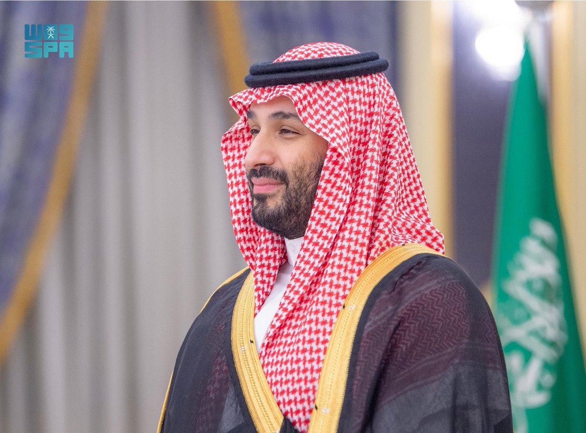 ولي العهد الأمير محمد بن سلمان اليوم 🇸🇦❤️