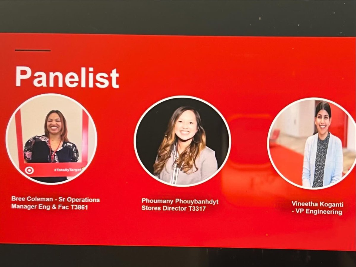 Deidre927's tweet photo. PROUD PARENT MOMENT!!!
Ending my day watching my AMAZING daughter @breskiluv serve on a Women’s Empowerment Panel for Target. My Daughter was raised to be a strong and confident black woman. To see her shine in this moment is everything. Full ⭕️. I’m soo proud! #MyMasterpiece https://t.co/TdBSaFPUfE