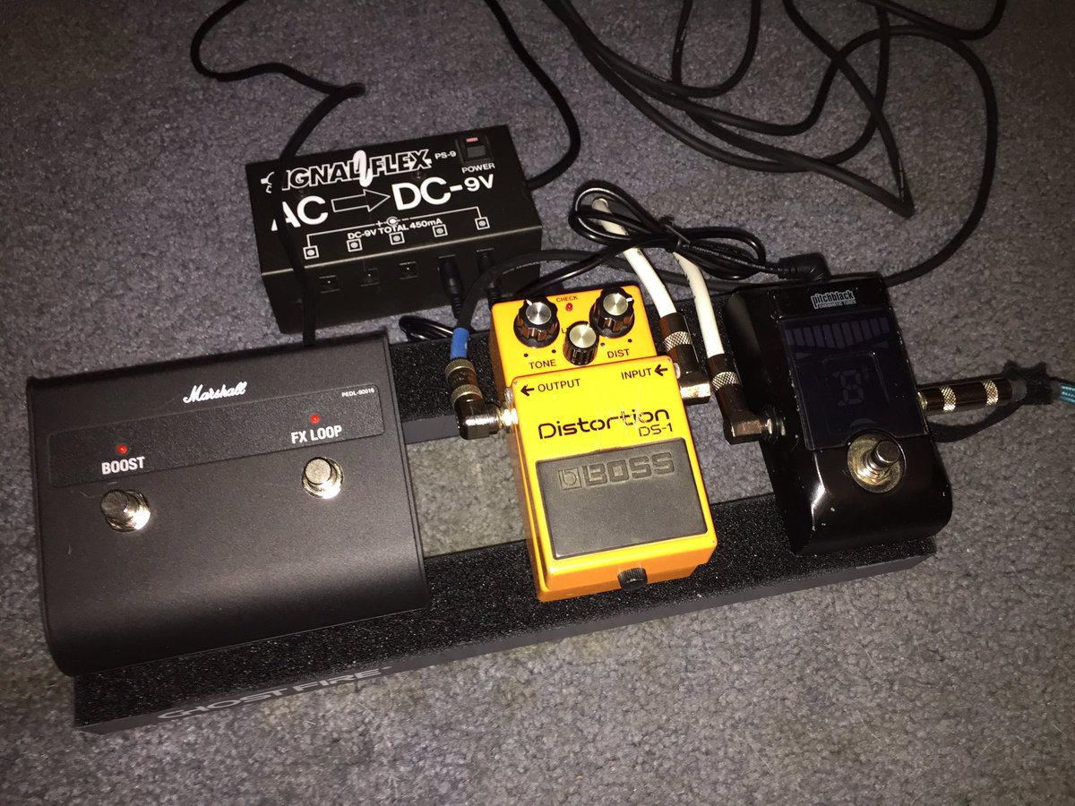 I’m new to the pedal game, how’s my set up? 🍕
