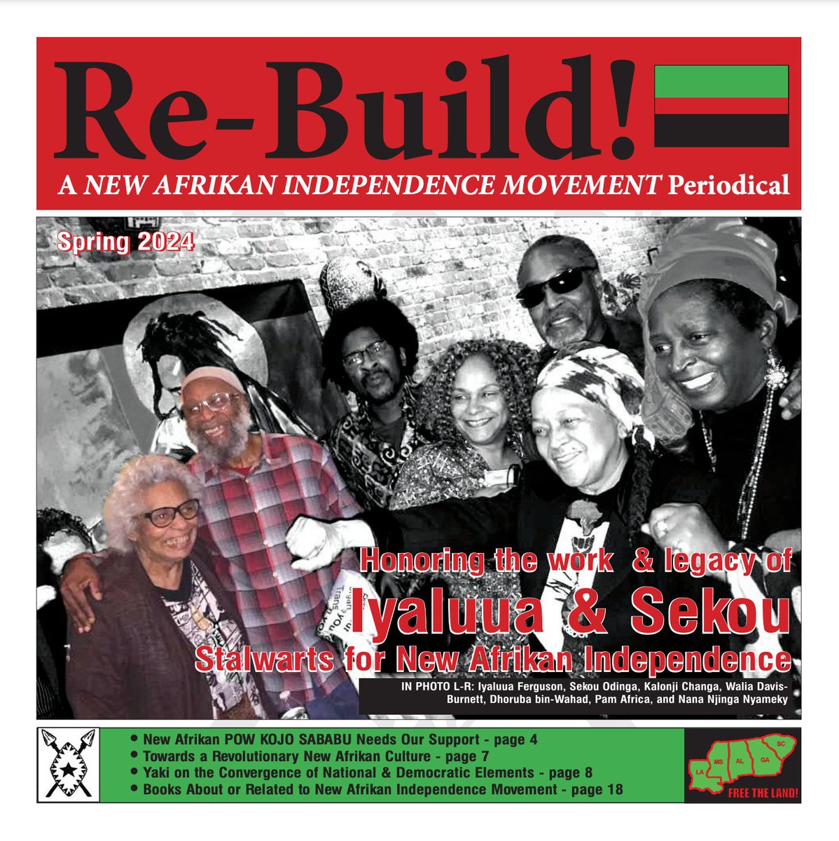 The newest paper is out now! Go check it out at rebuildcollective.org or the link in bio. | Free The Land! | ReBuild! | #NewAfrikan #FreeTheLand #ReBuild