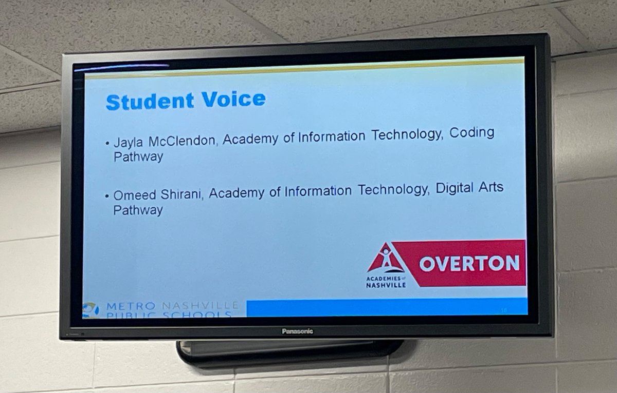 Ashford Hughes Sr. (@ashfordhughes) on Twitter photo Two outstanding students at <a href="/OvertonMNPS/">Overton High School</a> presenting tonight at the School Board meeting, providing their insights into their school’s academy programs.
#StudentVoice
#LeadershipChronicles Two outstanding students at <a href="/OvertonMNPS/">Overton High School</a> presenting tonight at the School Board meeting, providing their insights into their school’s academy programs.
#StudentVoice
#LeadershipChronicles