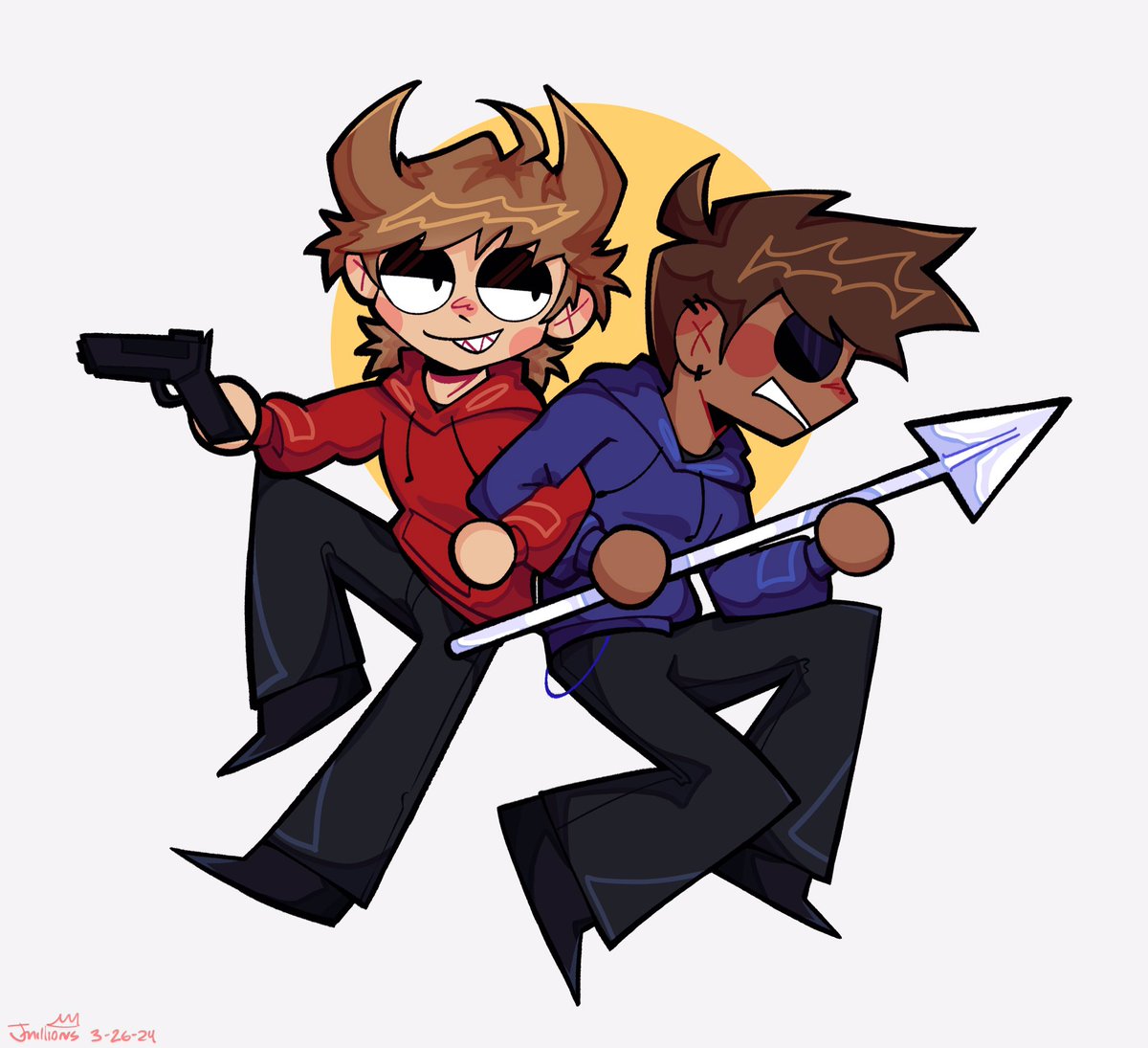 JasonsMillionss's tweet photo. Us against the world just me and youu!!

Now to become keychains they go!!

#eddsworld #eddworldtom #fanart #eddsworldfanart #tomtord #tordeddsworld @Eddsworld https://t.co/gFBDGzSDdw