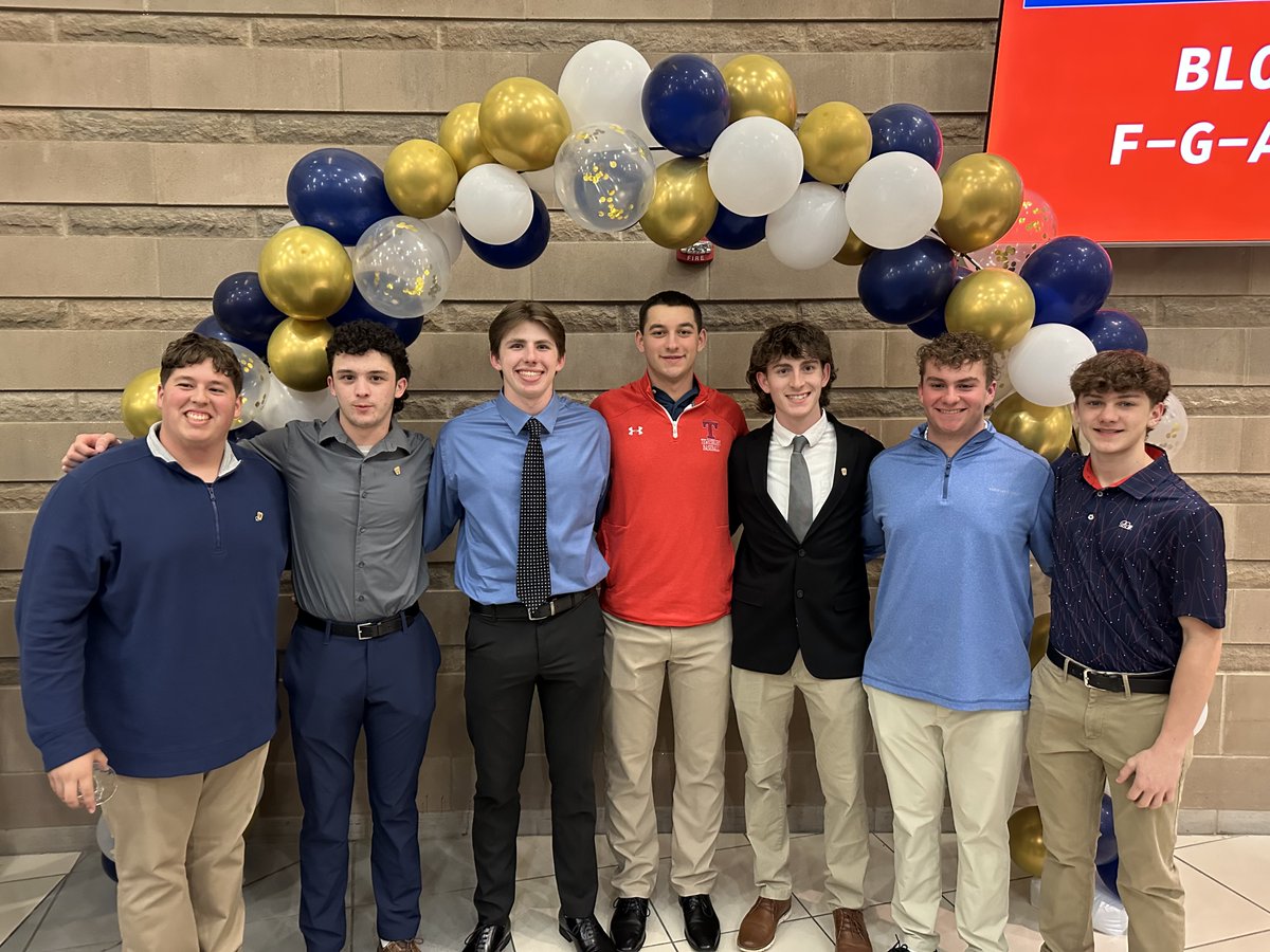 Congratulations to Tewksbury Baseball's Cam Areias, Matt Cooke, Phil Lombardi, Zach Russo, Colby Flahive, Cam Kingston, and Jack Rattey on participating in the National Honor Society induction ceremony tonight!